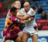 Chev Walker tries to get the Bradford Bulls on the front foot against the Huddersfield Giants