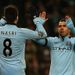 And the Argentina is celebrating again after completing his hat-trick