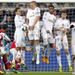 Arsenal's Theo Walcott attempts to break the deadlock at the Liberty Stadium in their clash with Swansea