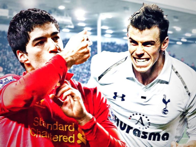 Luis Suarez and Gareth Bale are both on the list.