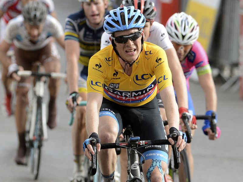 Talansky crossed the line 33 seconds down on Porte and knew he had lost the lead