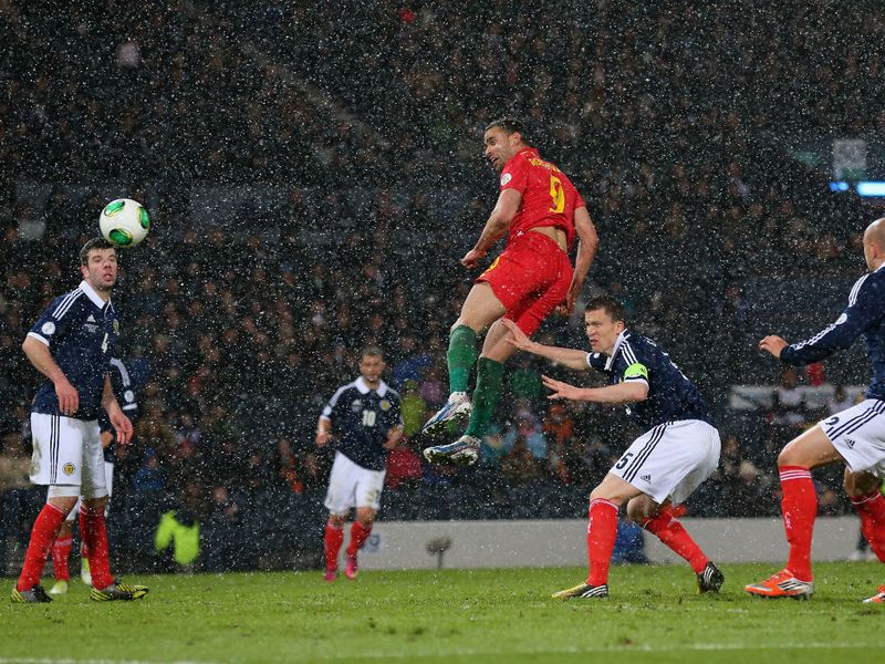 After Robert Snodgrass was shown red an Aaron Ramsey penalty and a Hal Robson-Kanu header swung the game in Wales' favour as they ran out 2-1 winners.