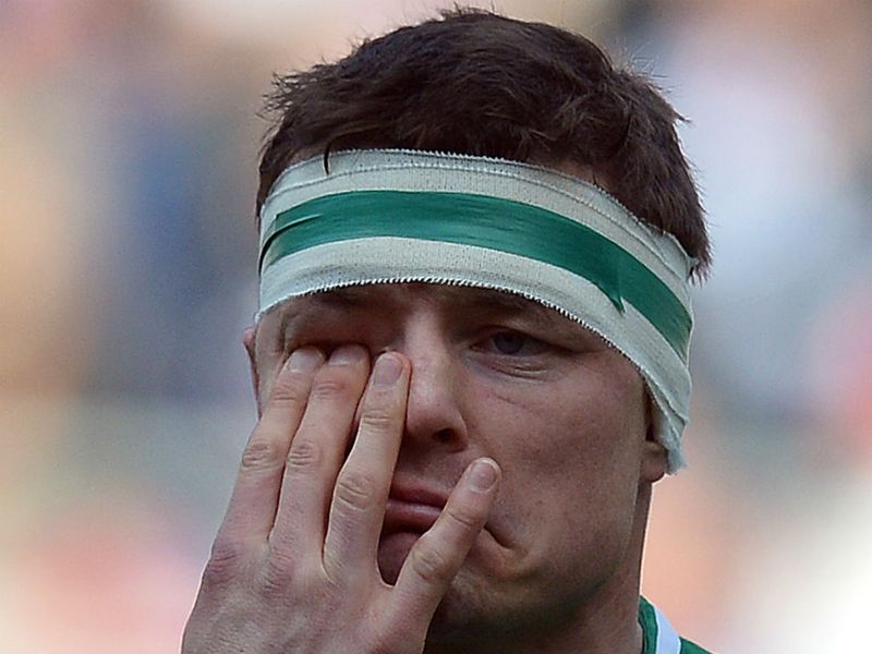 Brian O'Driscoll: Sent to the sin bin in what is thought to be his last game for Ireland