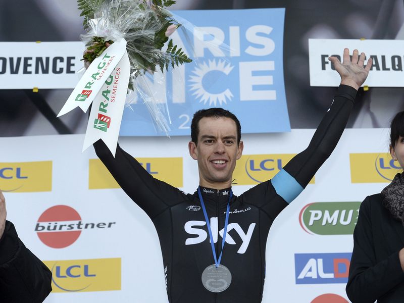 Porte stepped onto the podium the new leader
