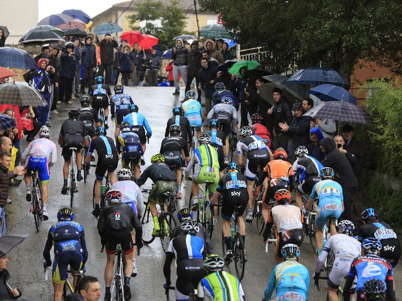 The penultimate stage featured a relentless barrage of short, steep climbs