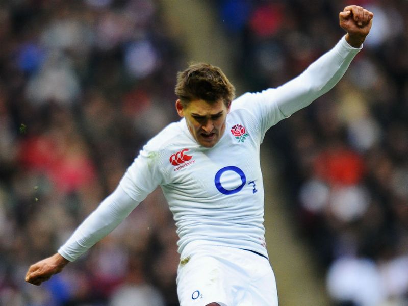 On target: Toby Flood kicks six penalties to win it for the unbeaten hosts