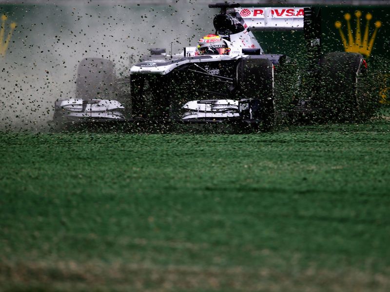 Pastor Maldonado: Finished the race in the gravel