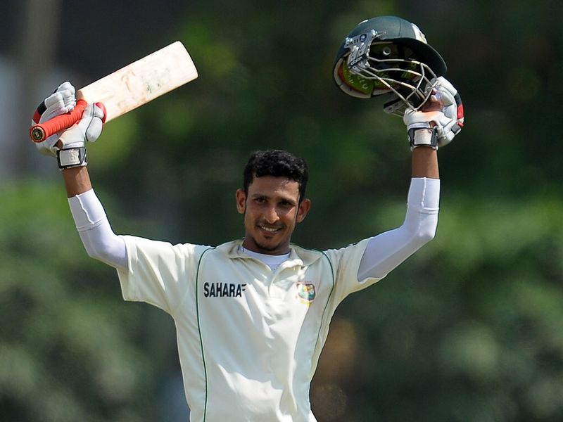 Hossain cherished a maiden Test ton.