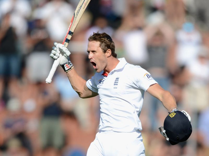 and duly celebrated his second ton in as many matches.