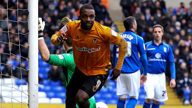 Sylvan Ebanks-Blake: Scored twice as Wolves beat Birmingham