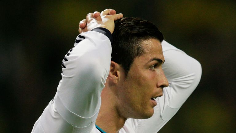 Cristiano Ronaldo: Misses the Madrid derby because of injury