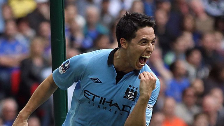 Samir Nasri: Fired Manchester City ahead