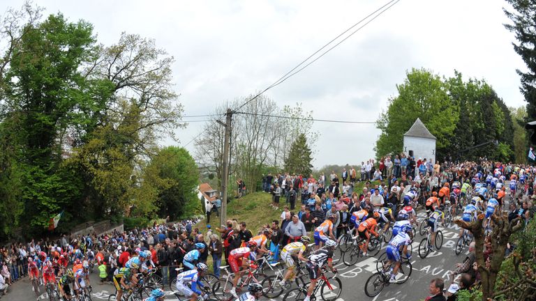 The famous Mur de Huy truly is a wall