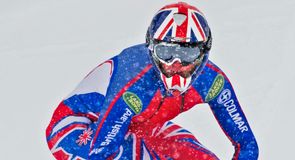 Jamie Barrow sets British speed snowboarding record