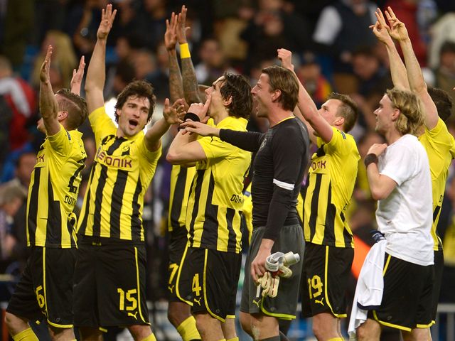 Joy for Dortmund as they advance to the CL final