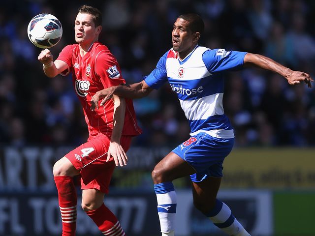Schneiderlin and Leigertwood battle for the ball