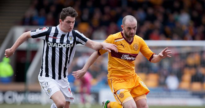 James McFadden (right): Scored a late free-kick to earn Motherwell a draw