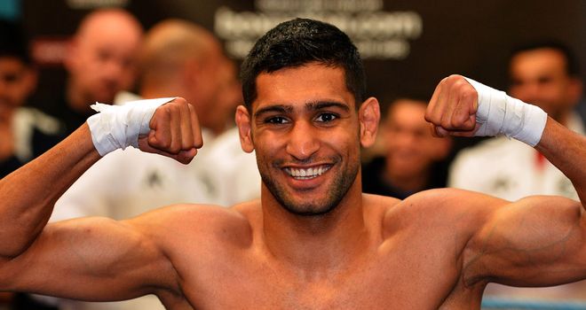 Amir Khan: Says Saturday's weight will suit him well.