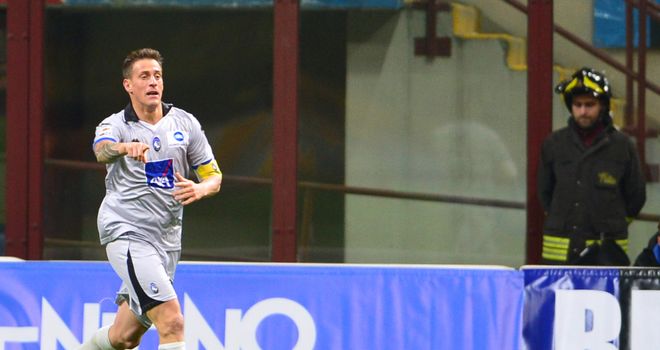 Denis: Three goals for Atalanta