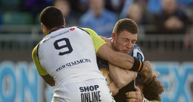 Duncan Weir: In action against the Ospreys