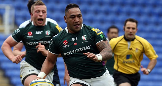 Halani Aulika: Has scored four tries in as many games for London Irish