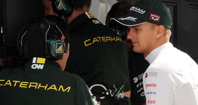 Heikki made his F1 comeback on Friday morning