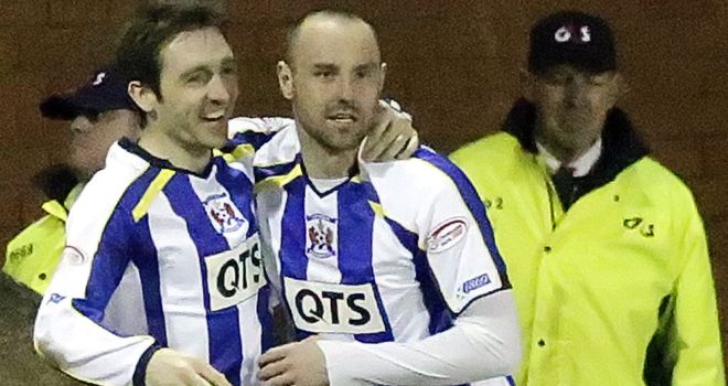 Kris Boyd: Congratulated after scoring the equaliser.