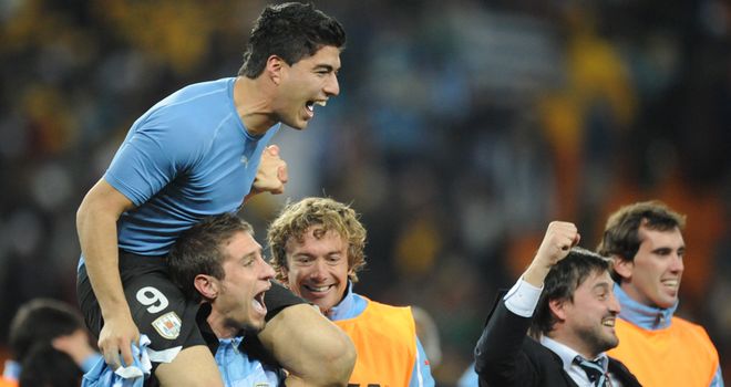 Luis Suarez: Scored the only goal for Uruguay to defeat France