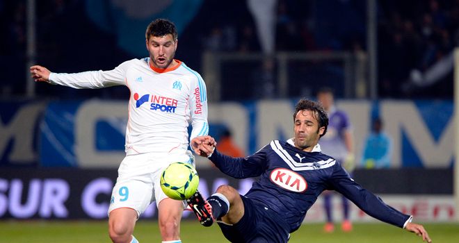 Andre-Pierre Gignac in action for Marseille.