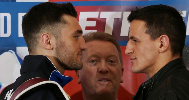 Nathan Cleverly and Robin Krasniqi face off ahead of Saturday's showdown
