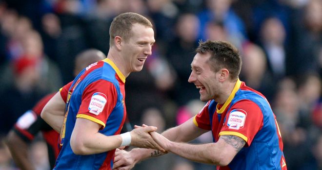 Stephen Dobbie (right): Ineligible for Palace against Brighton