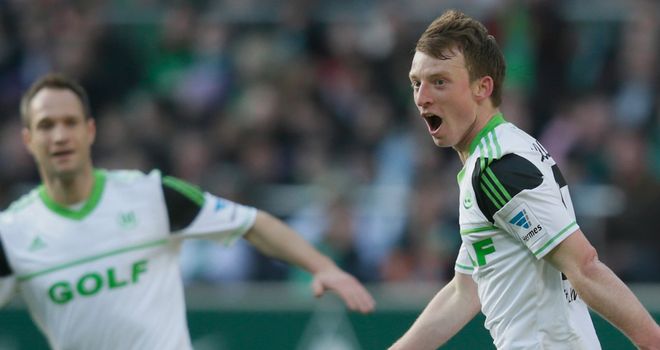 Maximilian Arnold found the net for Wolfsburg