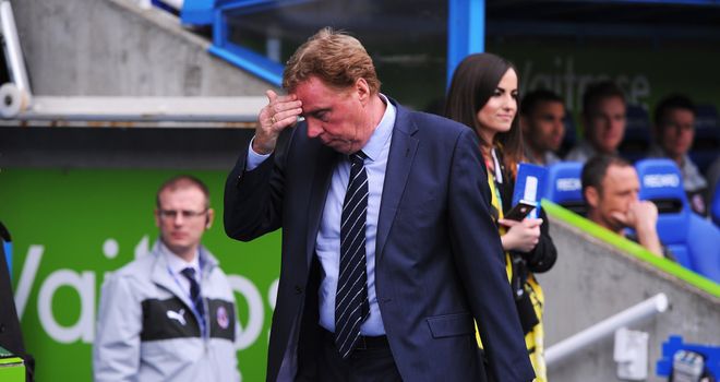 Harry Redknapp: QPR manager says players will have to work hard in the Championship