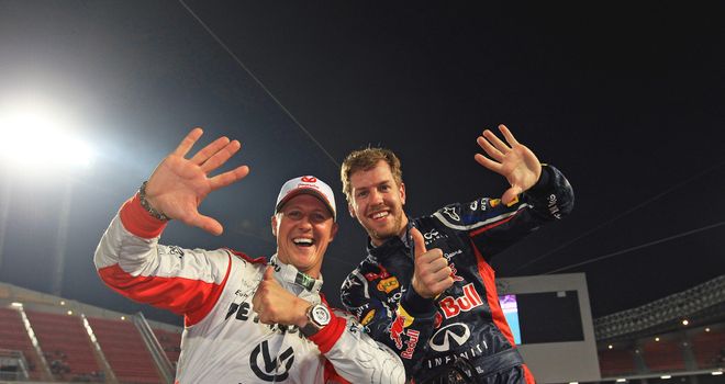 Michael Schumacher and Sebastian Vettel: Master and apprentice