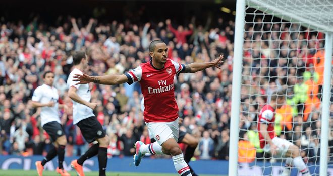 Theo Walcott: Opened the scoring in just the second minute when one-on-one with David de Gea