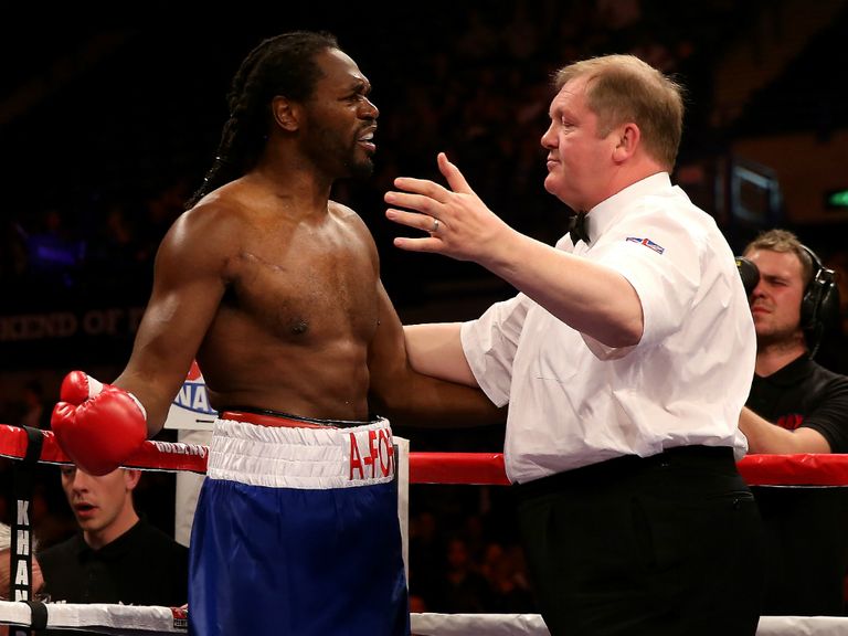 Harrison: Beaten in little more than a minute