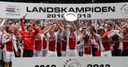 Ajax clinch title hat-trick