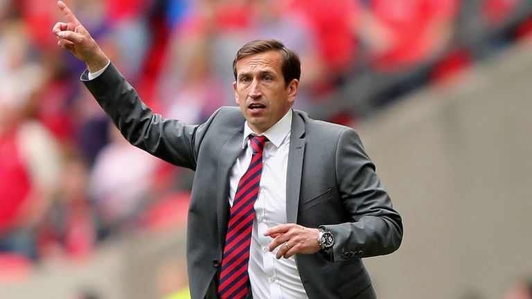 Justin Edinburgh: The Newport boss saw his side beat Villa