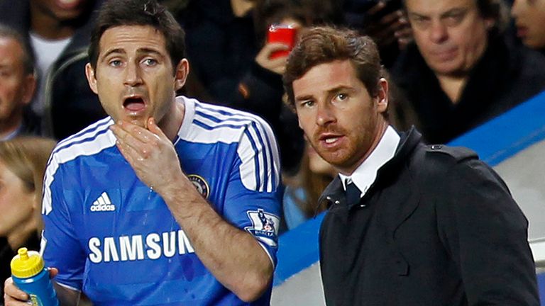 Andre Villas-Boas claims Frank Lampard didn't support him during his nine-month spell in charge of Chelsea