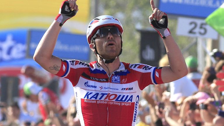 Luca Paolini launched his attack 6.5km from the finish line