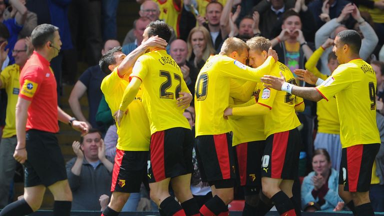 Watford: Celebrate their win