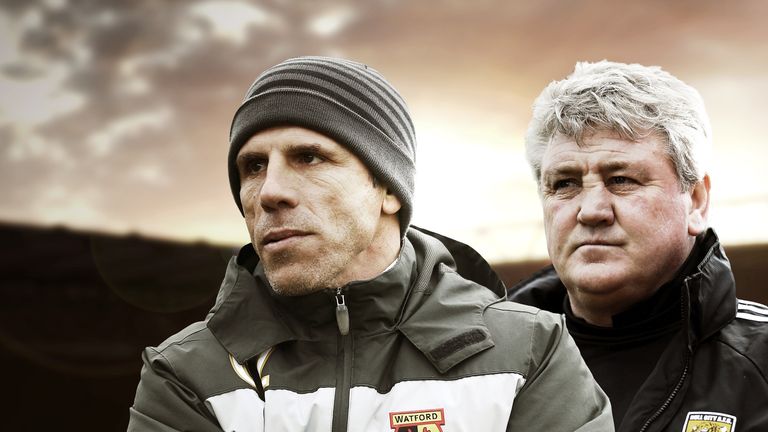 Gianfranco Zola and Steve Bruce have their sights set on Premier League