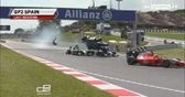 GP2 Spain incidents