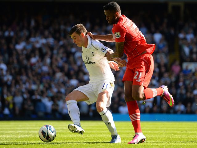 Gareth Bale in action.