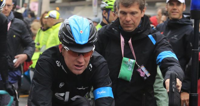 Sir Bradley Wiggins: Unable to continue and will now return to the UK