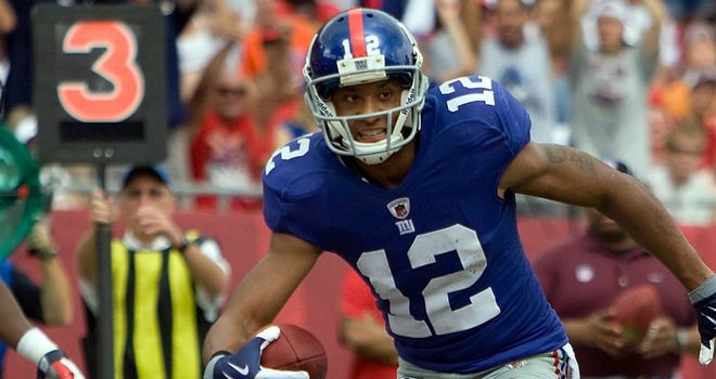 Steve Smith in action during his days with the Giants