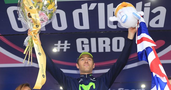 Alex Dowsett became Britain's 16th Grand Tour stage winner by taking victory at the Giro's stage eight time trial