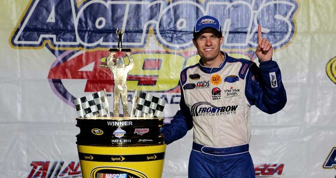 David Ragan: Took the lead from Carl Edwards on final lap