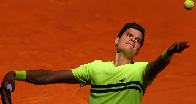 Milos Raonic: The Canadian moves into second round