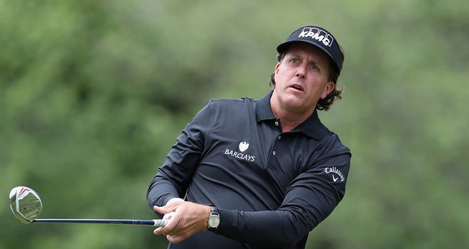 Phil Mickelson: Shares the lead but suffered poor finish